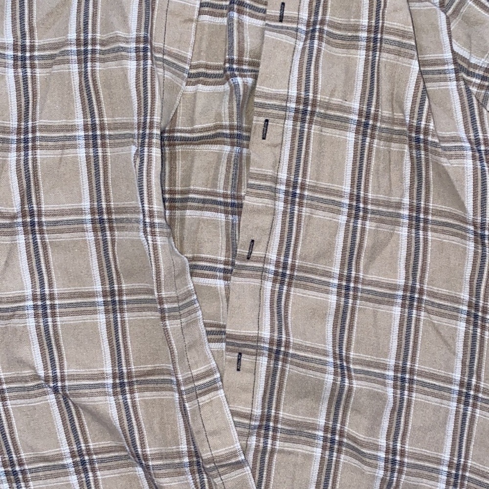 brown/tan flannel